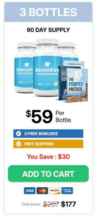 Dentavive 3 bottle